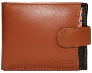 Camelio Tan Men s Wallet CAM BL Rs 210 amazon dealnloot