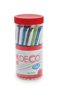 Cello Deco Gel Pen 25 Pens Jar Rs 111 amazon dealnloot