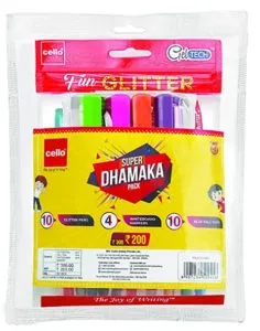 Cello Dhamaka Stationery Kit Combo Pack of Rs 121 amazon dealnloot