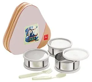 Cello Eat N Eat 3 Container Lunch Rs 312 amazon dealnloot