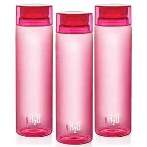 Cello H2O Unbreakable Bottle 1 Litre Set Rs 264 amazon dealnloot
