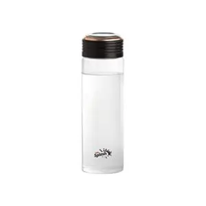 Cello Splash Borosilicate Water Bottle 450ML Black Rs 159 amazon dealnloot