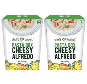 Chef s Basket Cheesy Alfredo Pasta Box Rs 99 amazon dealnloot