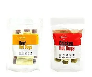 Chewers Beef Hotdogs Stick Dog Treat Dog Rs 153 amazon dealnloot