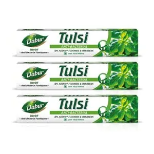 DABUR Herb L Tulsi Anti Bacterial Toothpaste Rs 216 amazon dealnloot