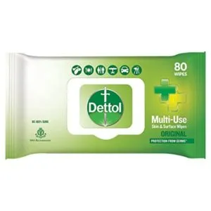 Dettol Disinfectant Skin Surface Wipes Original 80 Rs 189 amazon dealnloot