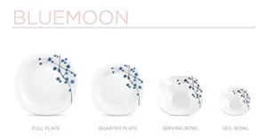 Diva From La Opala Quadra Bluemoon Opalware Rs 1420 amazon dealnloot