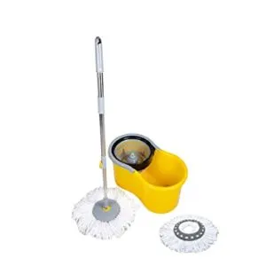 Esquire Elegant Yellow 360 Spin Mop Set Rs 519 amazon dealnloot