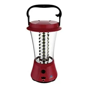 Everest Plastic Rechargeable Emergency Light Red Rs 800 amazon dealnloot