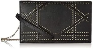 Flavia Women s Handbag Black Rs 268 amazon dealnloot