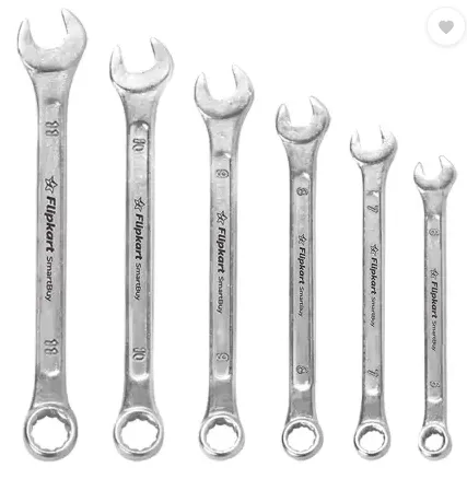 Flipkart SmartBuy Combination6 Double Sided Combination Wrench  (Pack of 6)