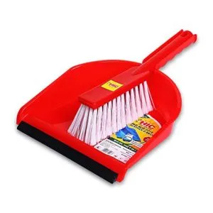 HIC Virgin Plastic Dust Pan with Brush Rs 159 amazon dealnloot