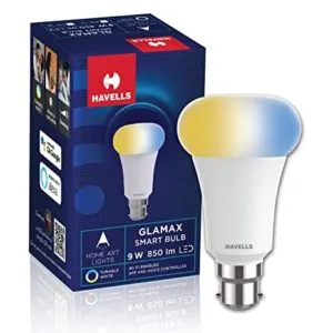 Havells Glamax Smart Bulb 9W TW B22 Rs 219 amazon dealnloot