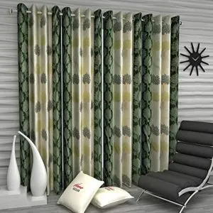 Home Sizzler 4 Piece Eyelet Polyester Door Rs 331 amazon dealnloot