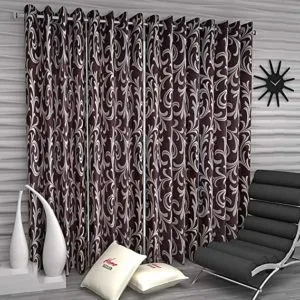 Home Sizzler 4 Piece Eyelet Polyester Long Rs 632 amazon dealnloot