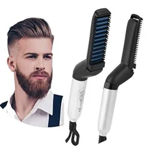 JIVANI BROTHERS Electric Hair Straightener Brush Men Rs 129 amazon dealnloot