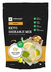 Ketofy Keto Shikanji Mix 250g Sugar Free Rs 89 amazon dealnloot