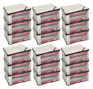 Kuber Industries 18 Piece Non Woven Saree Rs 239 amazon dealnloot