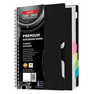 Luxor 5 Subject Single Ruled Notebook A4 Rs 195 amazon dealnloot