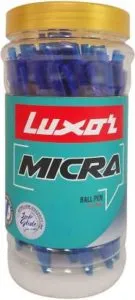 Luxor Micra Ball pen Jar Ball Pen  (Pack of 25) at Rs 139