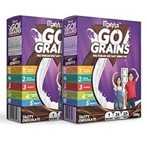 Manna Go Grains Multigrain Instant Drink Mix Rs 119 amazon dealnloot
