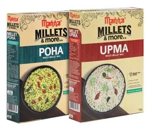 Manna Instant Millet Breakfast Ready to Eat Rs 109 amazon dealnloot