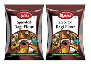 Manna Sprouted Ragi Flour 500g Pack of Rs 98 amazon dealnloot