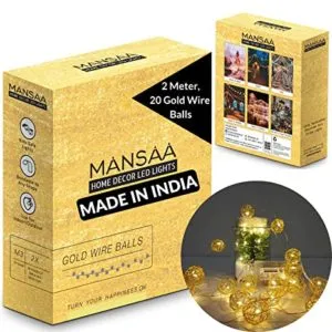 Mansaa Essentials Home Decor String Light Battery Rs 359 amazon dealnloot