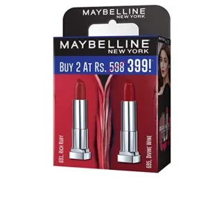 Maybelline Creamy Matte Rich Ruby Divine Wine Rs 299 amazon dealnloot