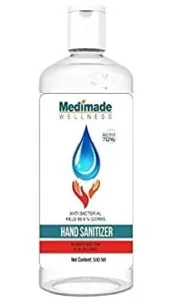 Medimade 500 ml Sanitizer 70 Alcohol FDA Rs 115 amazon dealnloot