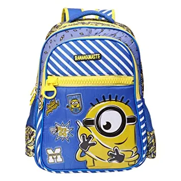 Amazon - Buy Minions 34 Ltrs Blue:: Yellow School Backpack (MBE-MIN319 ...
