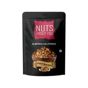 NUTS ABOUT YOU Almonds California Pouch 500 Rs 345 amazon dealnloot