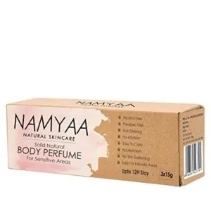 Namyaa Solid Natural Body Perfume for Underarms Rs 570 amazon dealnloot