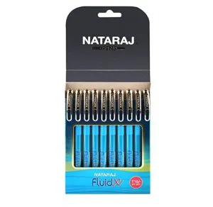 Nataraj Fluid X Ball Pens Pack of Rs 86 amazon dealnloot