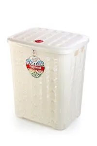 Nayasa Plastic Knitting Laundry Basket 42 cm Rs 434 amazon dealnloot