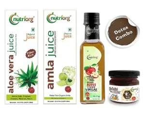 Nutriorg Organic Detox Package Amla Juice 300ml Rs 299 amazon dealnloot