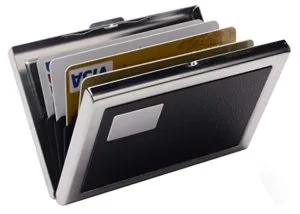 OFIXO RFID Credit Card Holder Protector Stainless Rs 199 amazon dealnloot