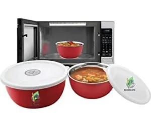 Parasnath Microwave Safe Stainless Steel Euro Lid Rs 499 amazon dealnloot