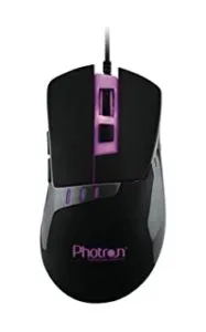 Photron Wired Gaming Mouse PH GMS10 Black Rs 199 amazon dealnloot