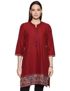 Rangriti Women s A Line Kurta Rs 179 amazon dealnloot