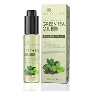 Rey Naturals Green Tea Hair Oil with Rs 159 amazon dealnloot
