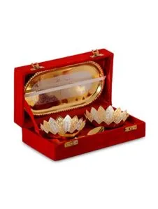 Richi Rich Silver and Gold Plated Bowl Rs 160 amazon dealnloot