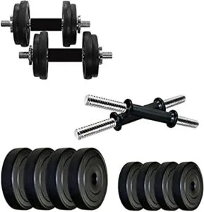 Rockfit PVC 4kg 30kg Dumbblles Set Rs 749 amazon dealnloot