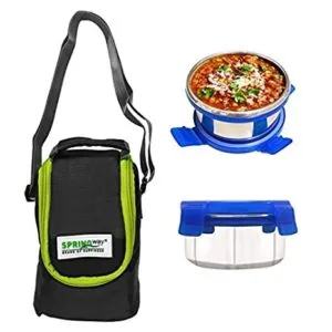 SPRINGWAY Brand of Happiness Stainless Steel Lunch Rs 408 amazon dealnloot
