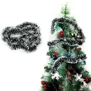 Set of 10 Christmas Snow Garlands for Rs 284 amazon dealnloot