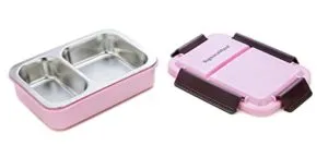 Signoraware Duo Star Stainless Steel Lunch Box Rs 389 amazon dealnloot