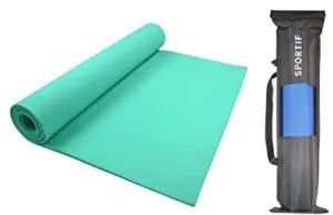 Sportif Non Slip Yoga Mat with Carry Rs 300 amazon dealnloot
