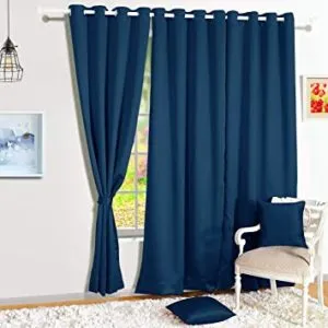 Story Home Blackout Eyelet 2 Piece Faux Rs 421 amazon dealnloot