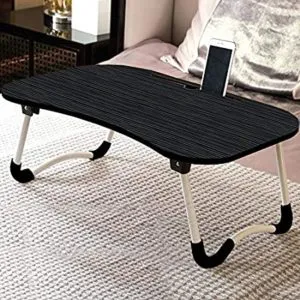 TARKAN Foldable Wooden Laptop Desk for Bed Rs 749 amazon dealnloot
