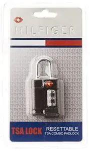 Tommy Hilfiger Black Luggage Lock TH TSA01A24BLK Rs 149 amazon dealnloot